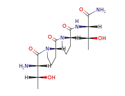 benzyl (S)-N-((2S,3R)-1-amino-3-hydroxy-1-oxobutan-2-yl)-1-((S)-1-((2S,3R)-2-amino-3-hydroxybutanoyl)pyrrolidine-2 carbonyl)pyrrolidine-2-carboxamide