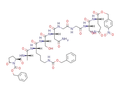 Z-Pyr-Ala-Lys(Z)-Ser-Asn-Gly-Gly-Ser-Gln-ONb